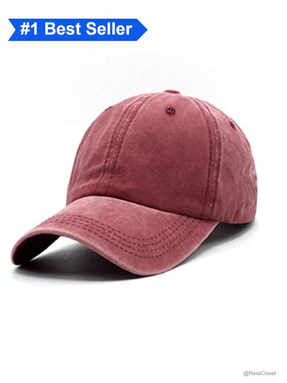 Vintage Washed Distressed Cotton Baseball Cap Adjustable Unisex Dad Hat